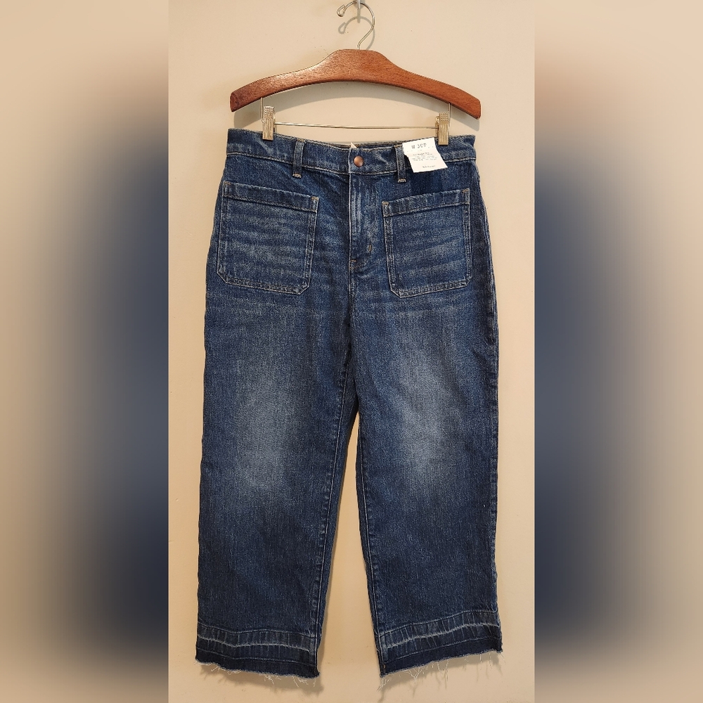 NWT Madewell Emmett Wide Leg Jeans Size 30P